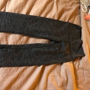Lulu lemon grey stitched leggings